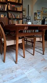 n.6 sedie + tavolo rettangolare di Hans wegner