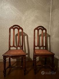 Sedie in noce