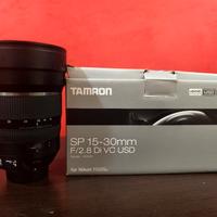 Tamron 15 - 30  VC usd G1 2.8 per Nikon 