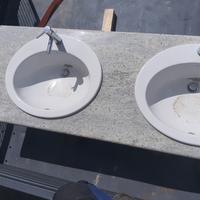 lavello doppio in pietra ceramica 