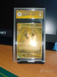 Charizard y ex Gold ascesa eroica graad 10 