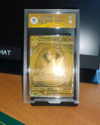 Charizard y ex Gold ascesa eroica graad 10 