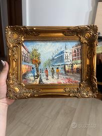 Quadro olio su tela Caroline Burnett