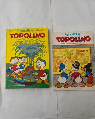 Topolino libretto con allegato