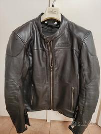 Giacca moto in pelle