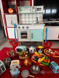 Cucina in legno per bambini + tantissimi accessori