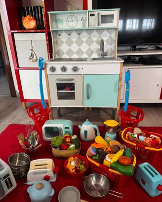 Cucina in legno per bambini + tantissimi accessori