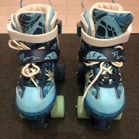 Pattini a rotelle allungabili 31-34 Meteor Flora