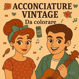 Acconciature Vintage Da colorare 