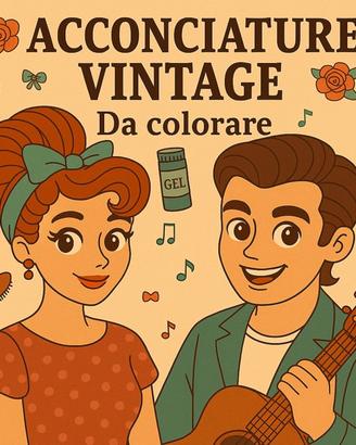 Acconciature Vintage Da colorare 