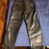 pantaloni in pelle x-pro