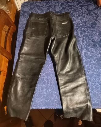 pantaloni in pelle x-pro