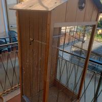voliera in legno 