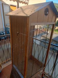 voliera in legno 