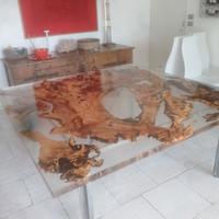 tavoli e complementi d arredo in legno e resina