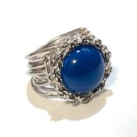 Anello Argento 925 - Lapis naturale - Nuovo