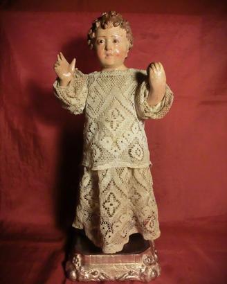 BAMBINELLO BENEDICENTE 1700/sec. XVIII PARMA 48cm