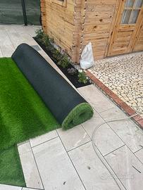 Tappeto erboso sintetico 5 cm rotolo 2 × 9