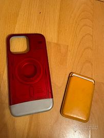 Apple Portafoglio e Cover Spigen Iphone 15 Pro Max