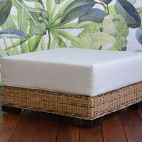 KLAB-80P pouf in rattan