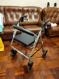 Rollator Deambulatore Anziani e Disabili Mopedia