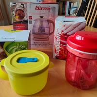 Tupperware crystalwave+turbo chef+bollitore NUOVI