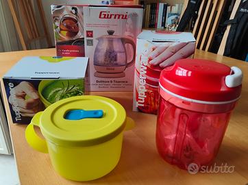 Tupperware crystalwave+turbo chef+bollitore NUOVI