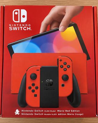 Nintendo Switch OLED Mario Red Edition + Dock + G