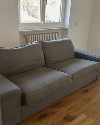 Divano Kivik a 3 posti, Borred grigio-verde