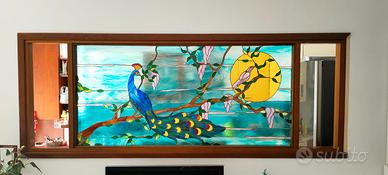 Vetrata a piombo (mosaico in vetro)