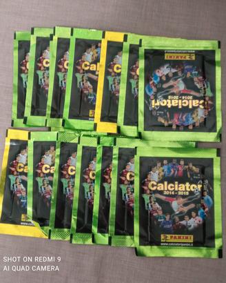 Figurine Panini anno 2014-2015 n. 15 bustine chius