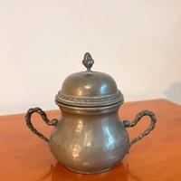 Antica Zuccheriera in Peltro Pastore in peltro 95%