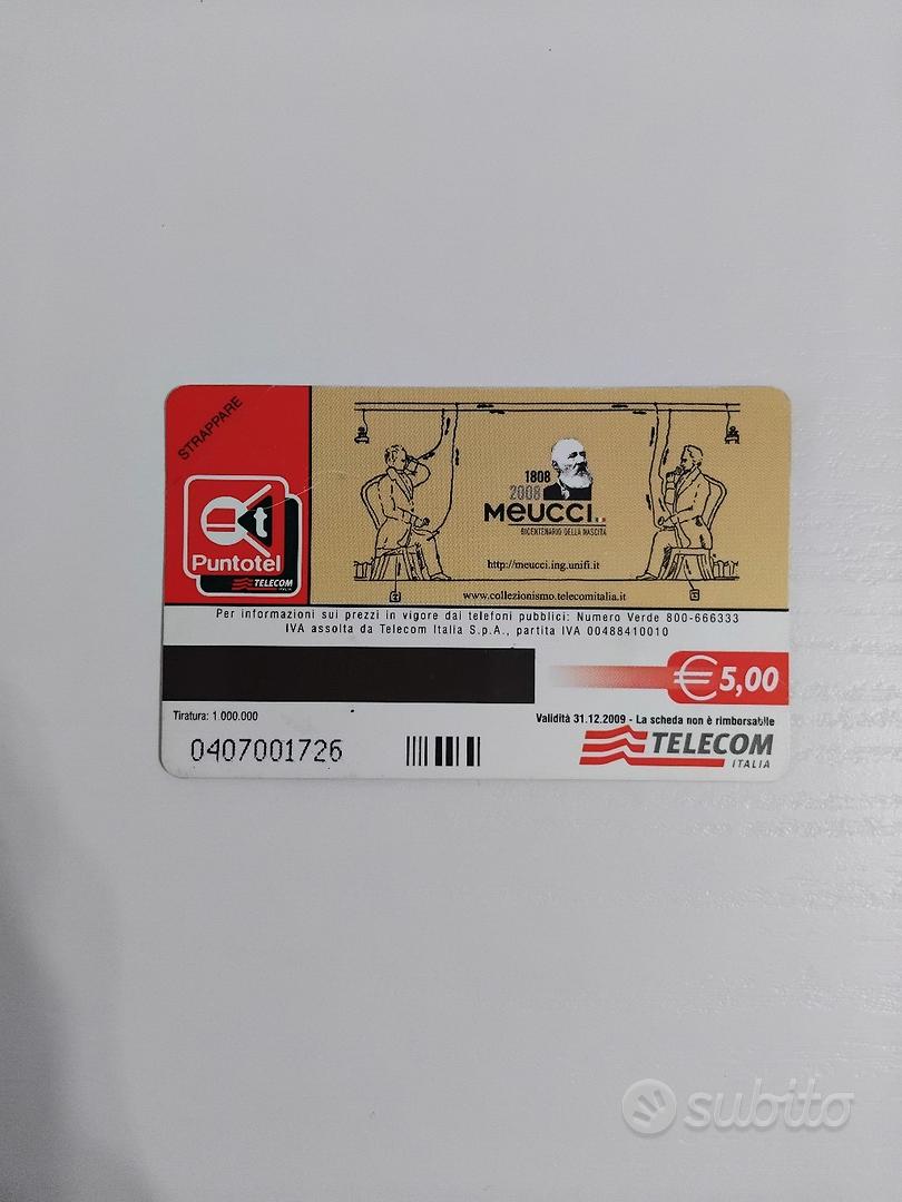 scheda telefonica meucci Collezionismo In vendita a Napoli
