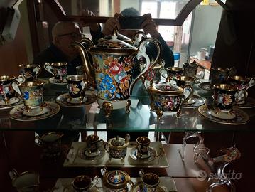 Doppio set da the più cavallo di cristallo