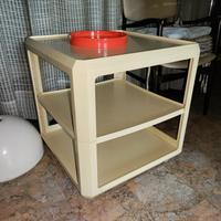 Carrello con ruote piroettanti - Kartell anni '60