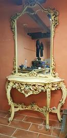 consolle con specchiera 