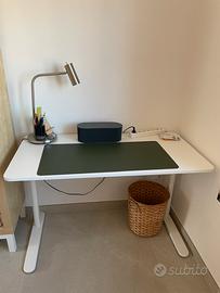 Scrivania e sedia ergonomica ikea