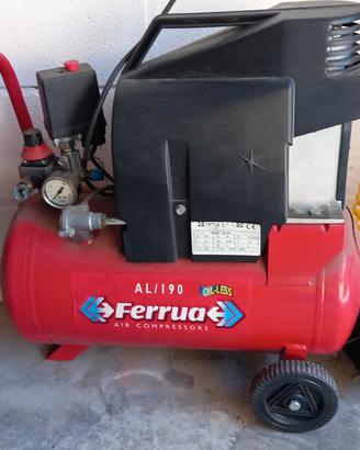 compressore d'aria portatile senza olio