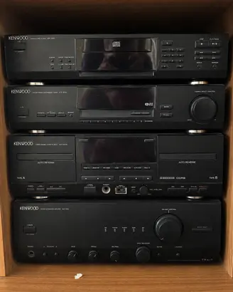 Impianto Hi-Fi Kenwood completo vintage
