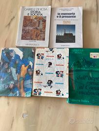 5 libri di storia vintage anni 80