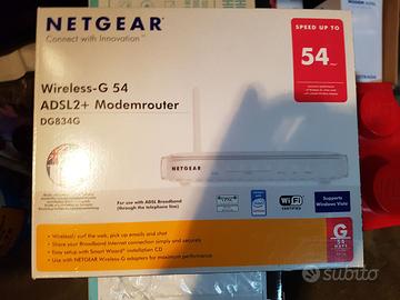 Modem Router Wireless Netgear DG834G ADSL2+ 54Mbs