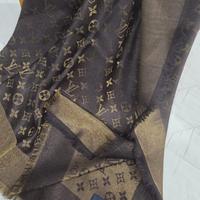 Foulard vuitton toni del marrone
