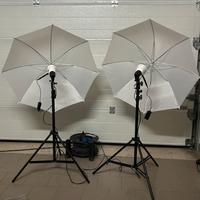 Luci flash fotografiche studio
