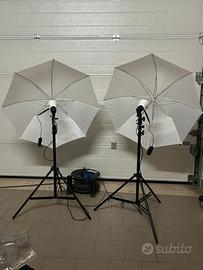 Luci flash fotografiche studio