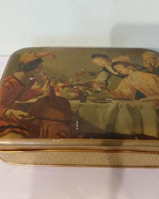 Scatola latta Motta d'epoca