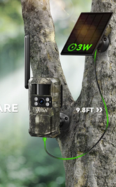 Fototrappola 4G con SIM e pannello solare NUOVA