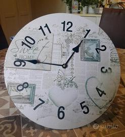 orologio shabby chic 