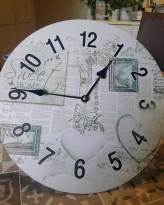 orologio shabby chic 