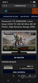 Televisione 43" Panasonic