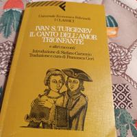 libro il canto dell amor trionfante  turgenev